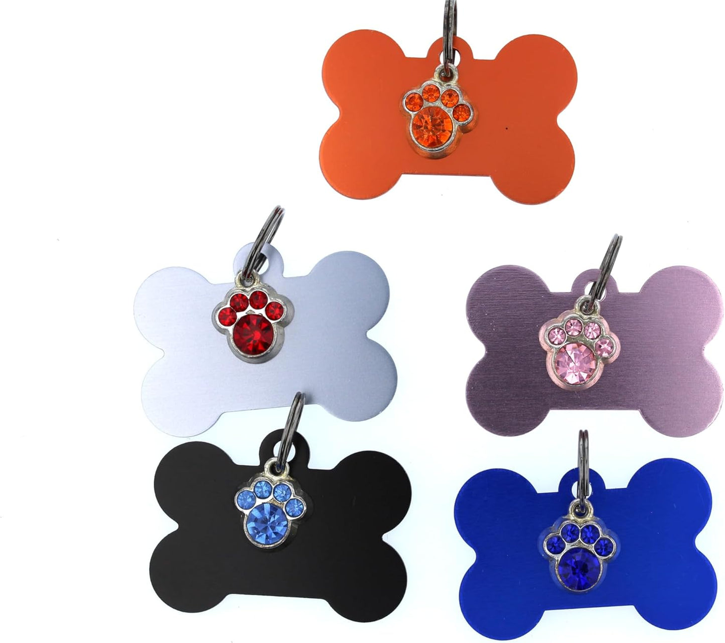 Paw Charm Dog Id Tag with Free Engraving