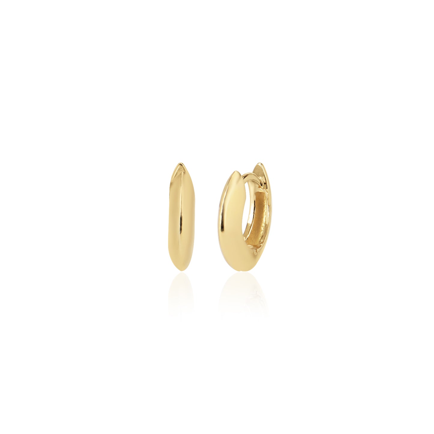 Small Hoop earring in Sterling silver