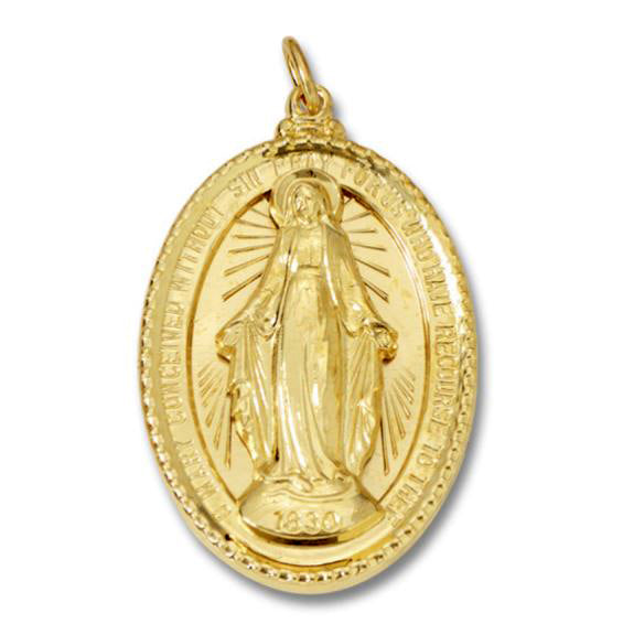 S22- Oval Religious Medal