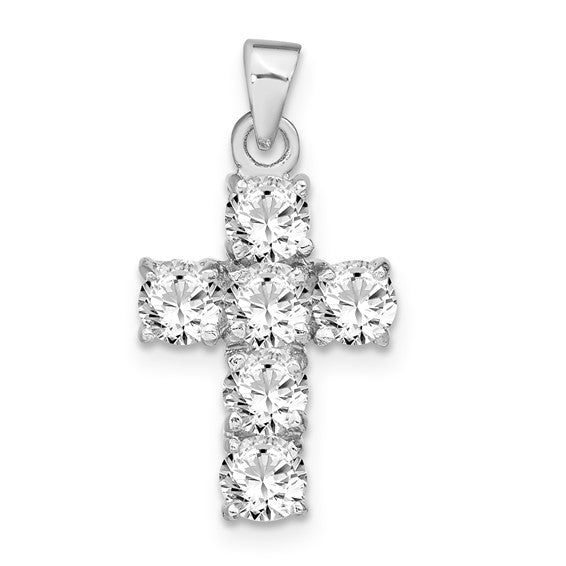 CZ Cross Pendant