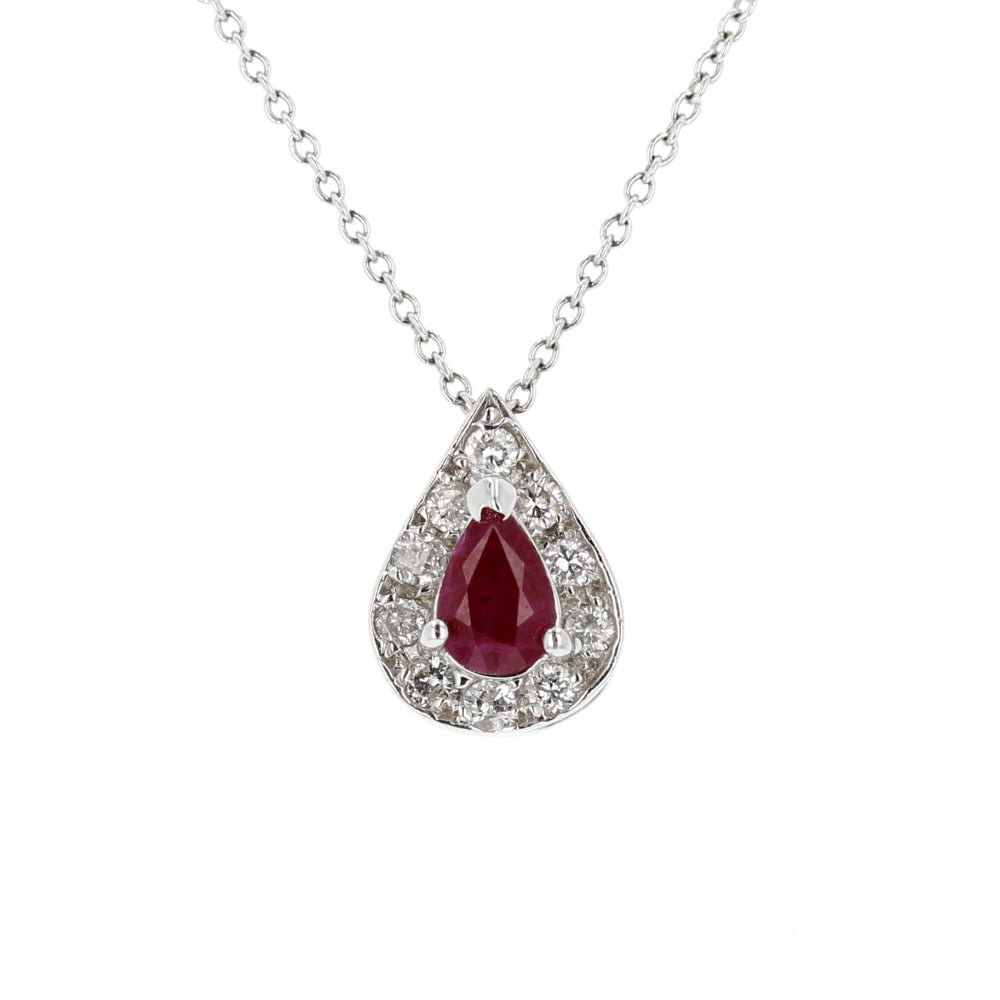 Diamond & Ruby Pendant