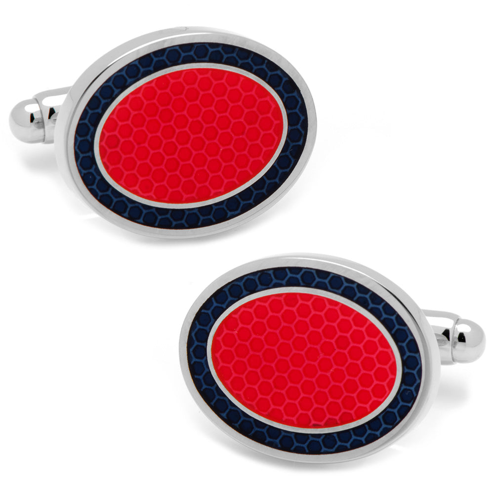 Enameled Stainless Steel Cufflinks