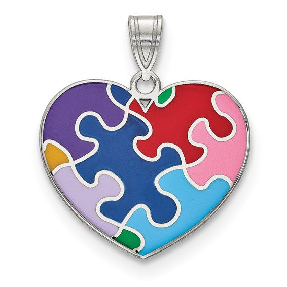 Heart Autism Pendant