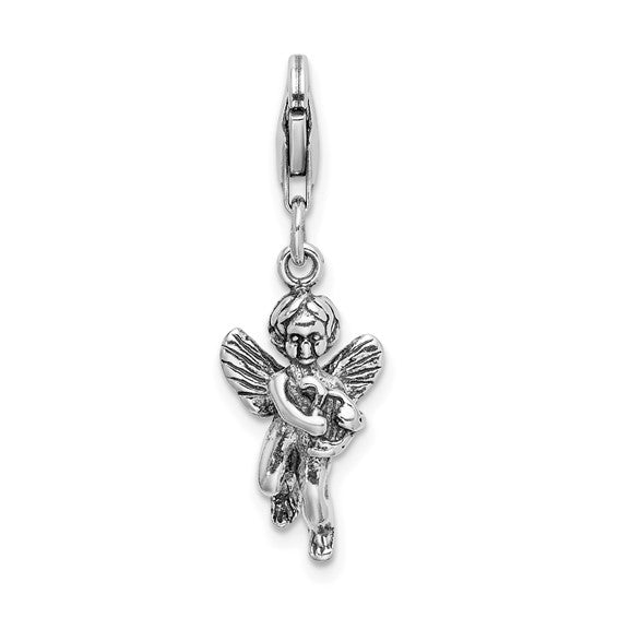 Angel with Harp Charm
