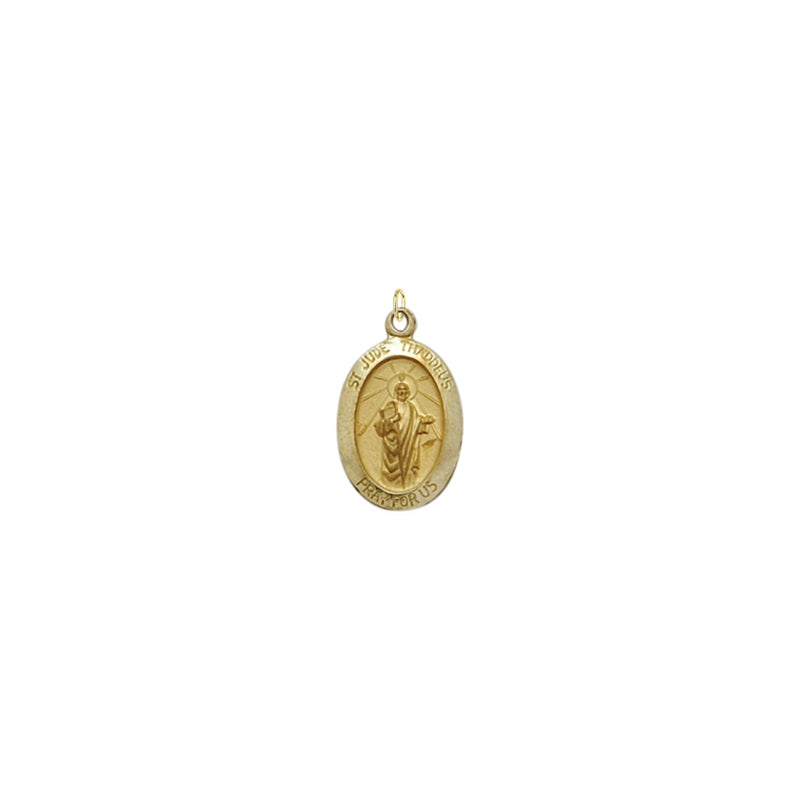 Gold Oval St. Jude Medal, Patron Saint of Hopeless Causes and Desperation