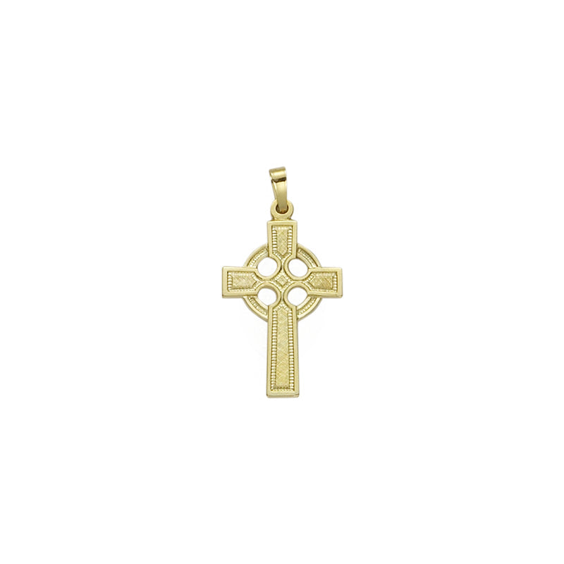 Gold Celtic Cross Pendant