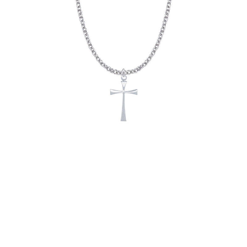 Sterling Silver Maltese Cross Necklace