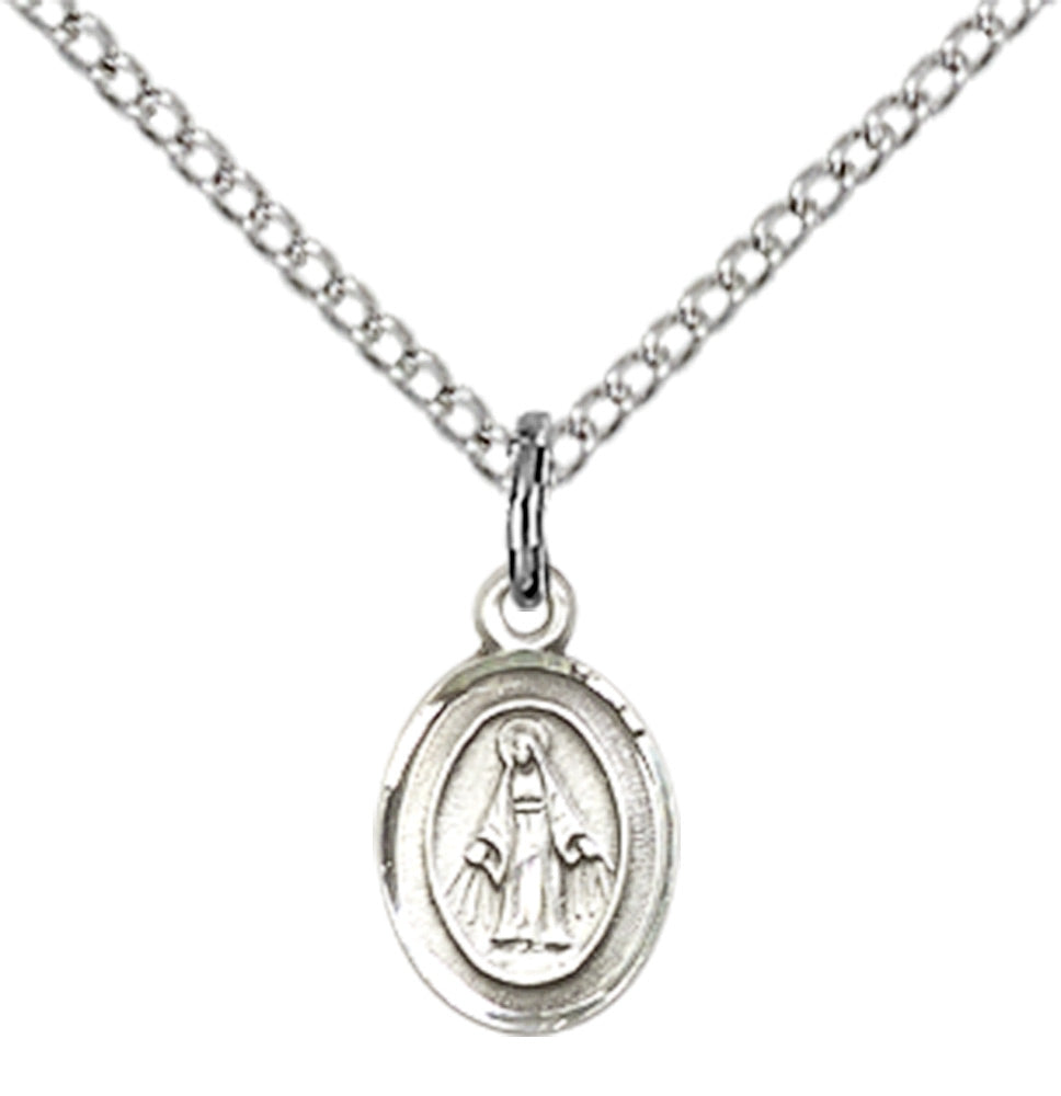 Sterling Silver Miraculous Pendant