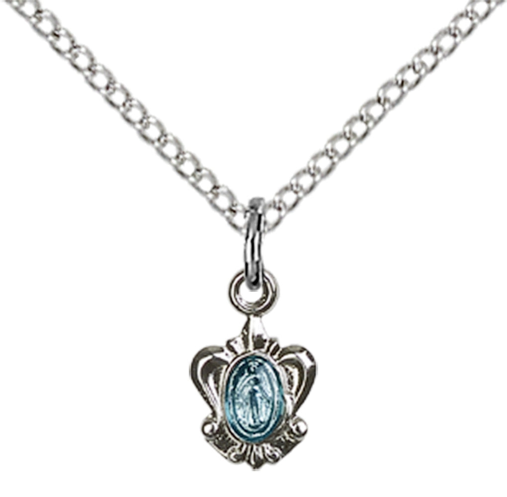 Sterling Silver Miraculous Pendant