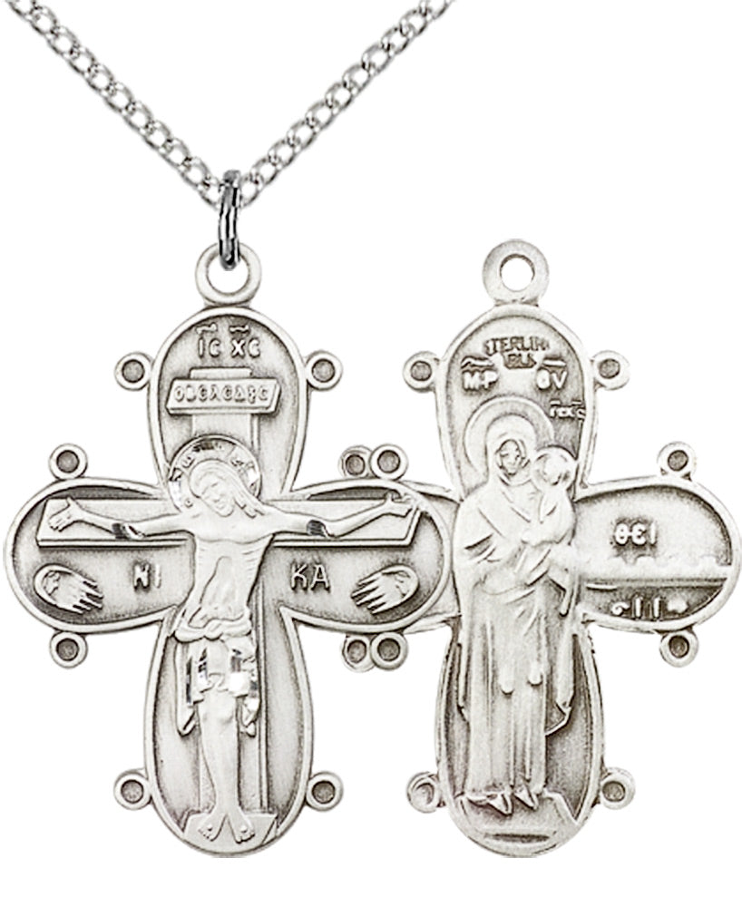 Sterling Silver Christine Cross Pendant