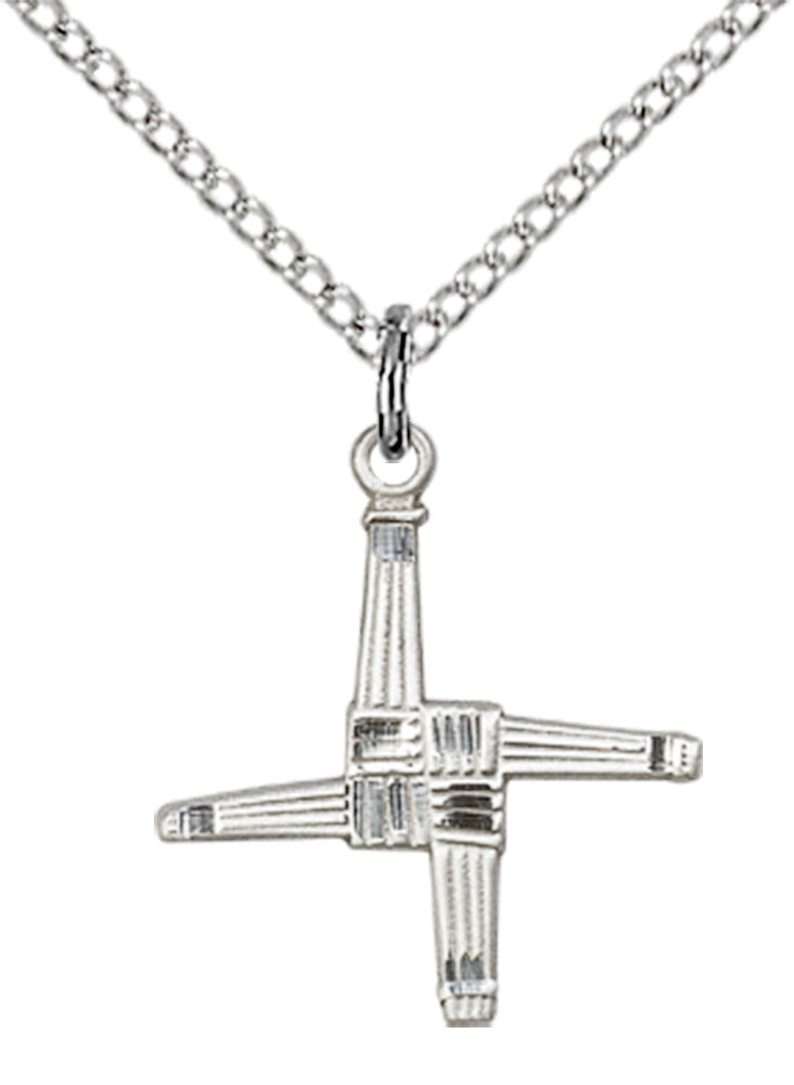 Sterling Silver St. Brigid Cross Pendant