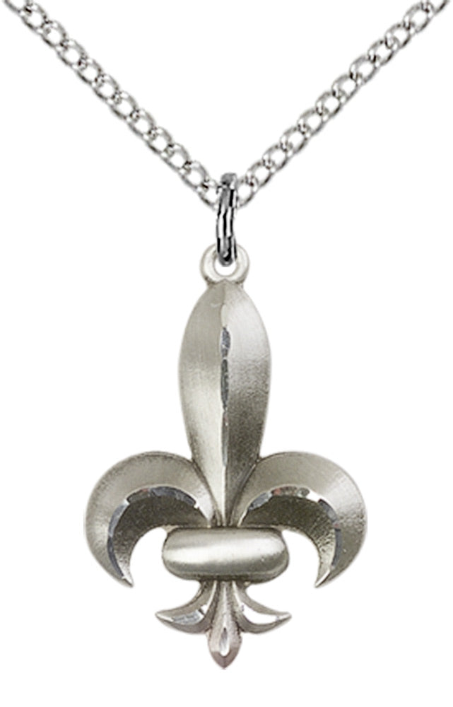 Sterling Silver Fleur de Lis Pendant