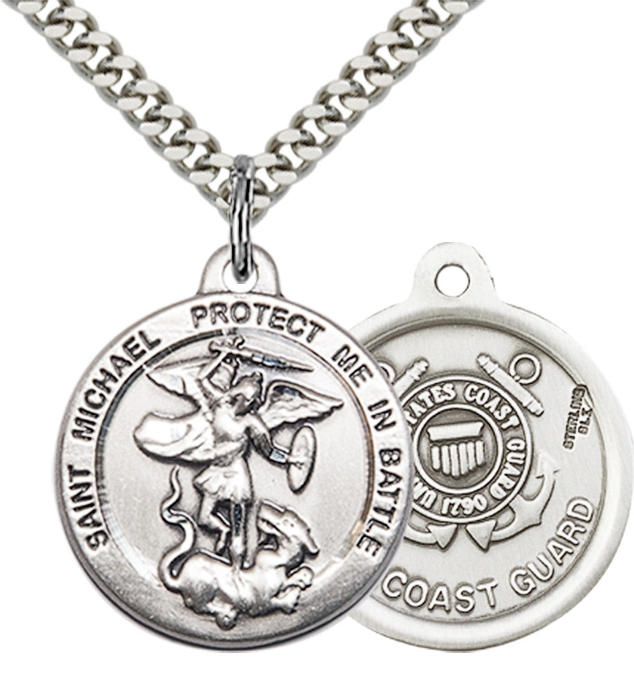 Sterling Silver St. Michael the Archangel Pendant