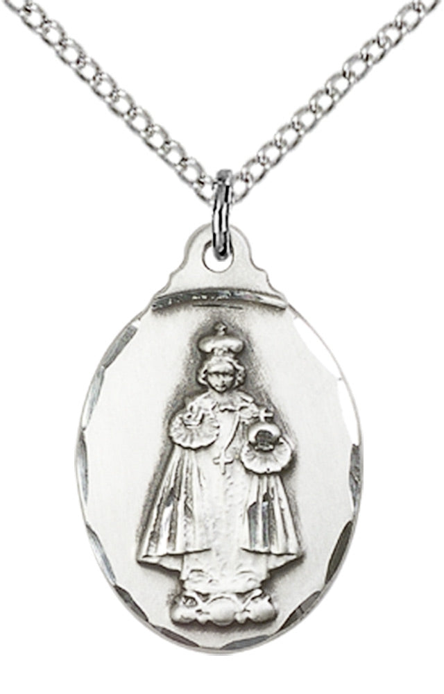 Sterling Silver Infant of Prague Pendant