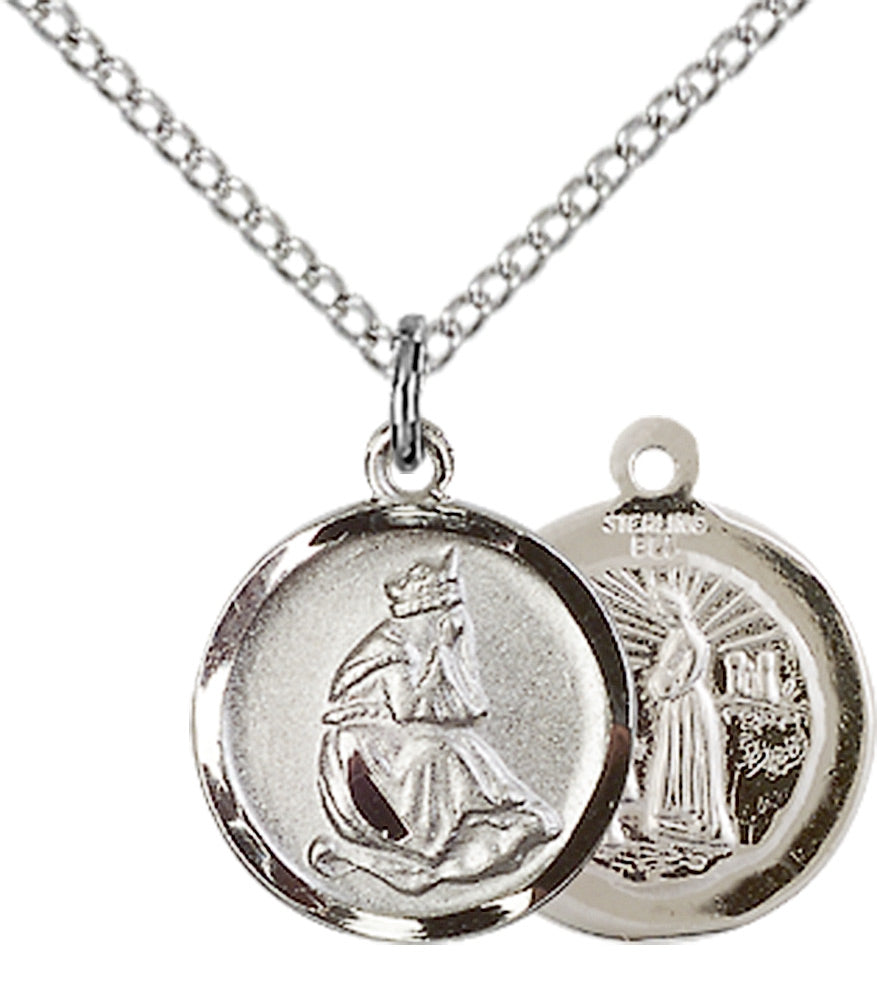 Sterling Silver O/L of La Salette Pendant