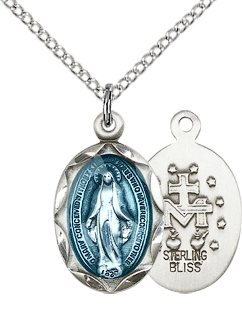 Sterling Silver Miraculous Pendant