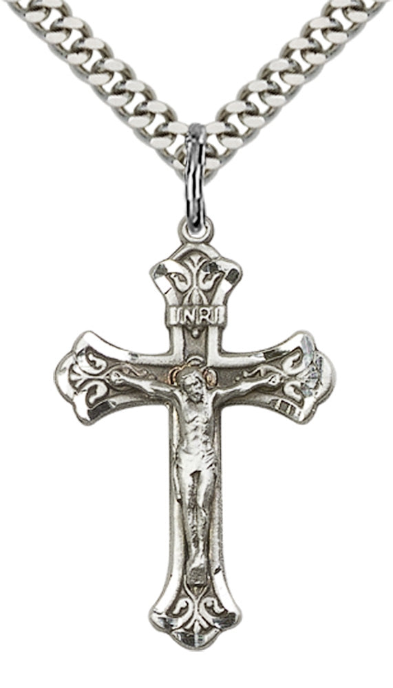 Sterling Silver Crucifix Pendant