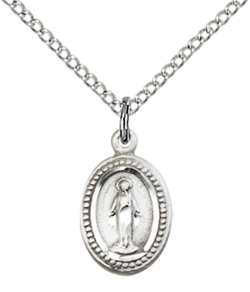 Sterling Silver Miraculous Pendant