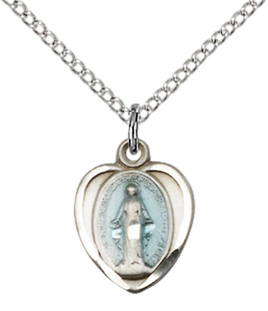 Sterling Silver Miraculous Pendant