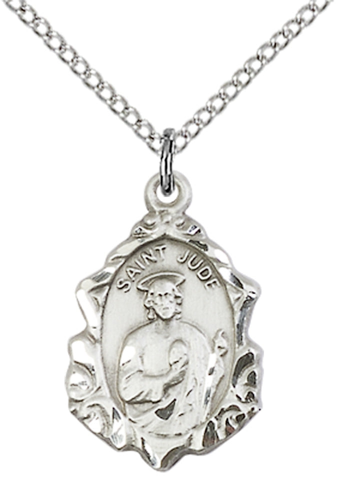 Sterling Silver St. Jude Pendant