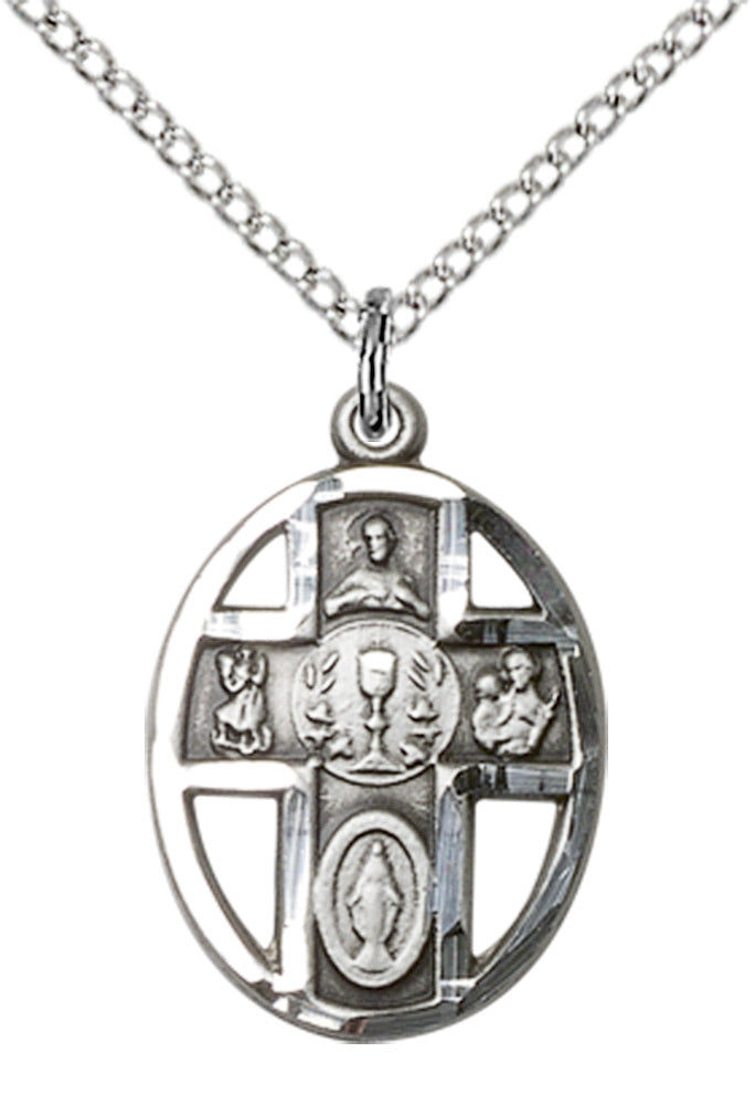 Sterling Silver 5-Way / Chalice Pendant