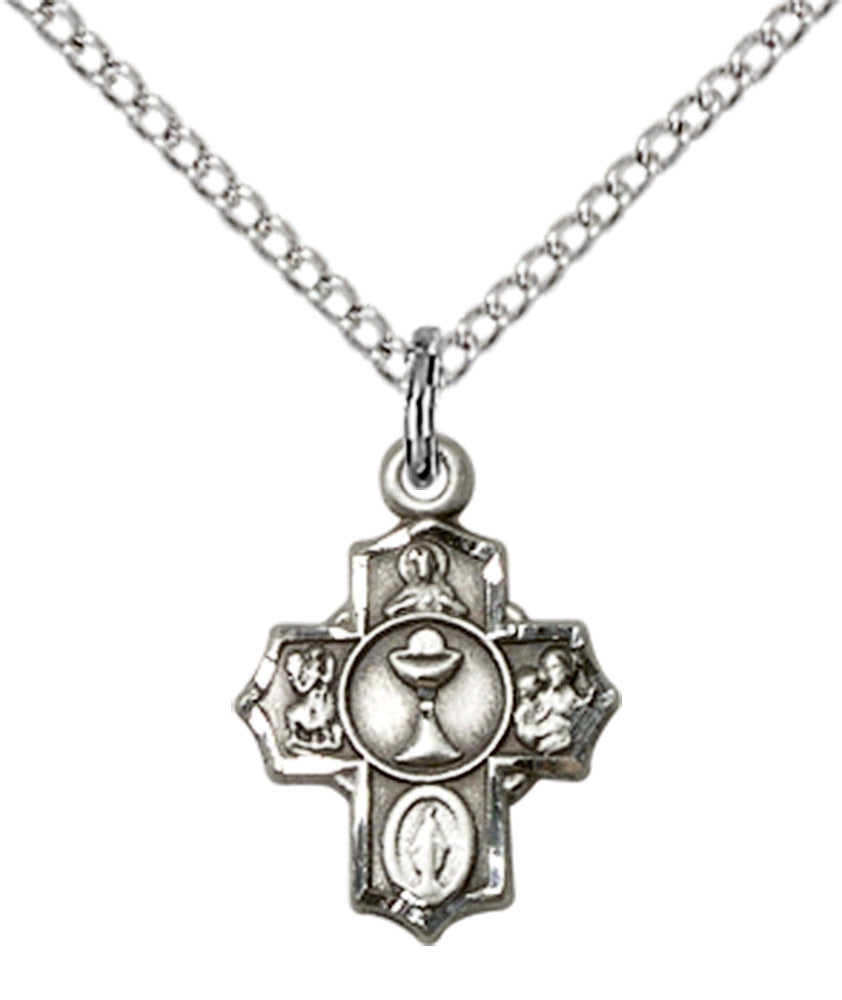 Sterling Silver Communion 5-Way Pendant