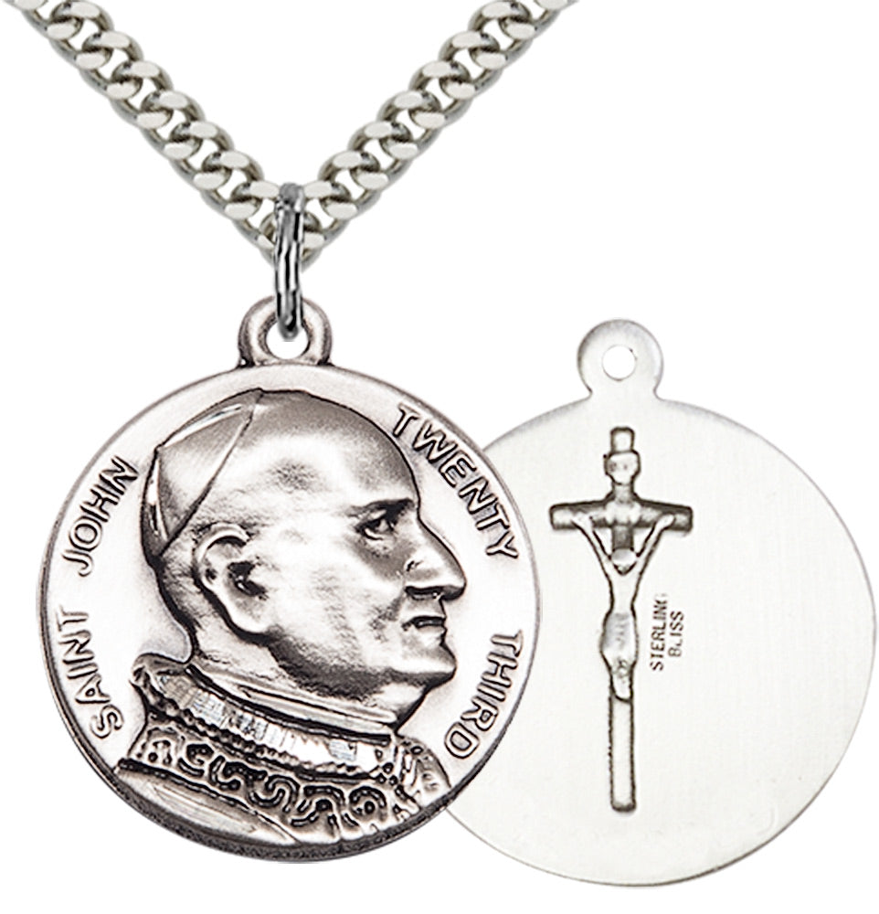 Sterling Silver St. John XXII Pendant
