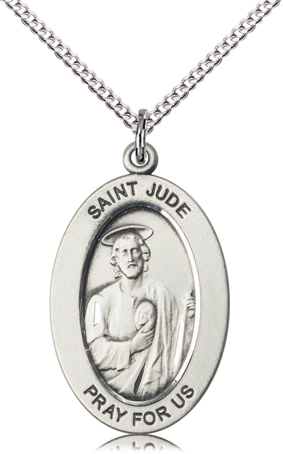 Sterling Silver SAINT JUDE THADDEUS Pendant