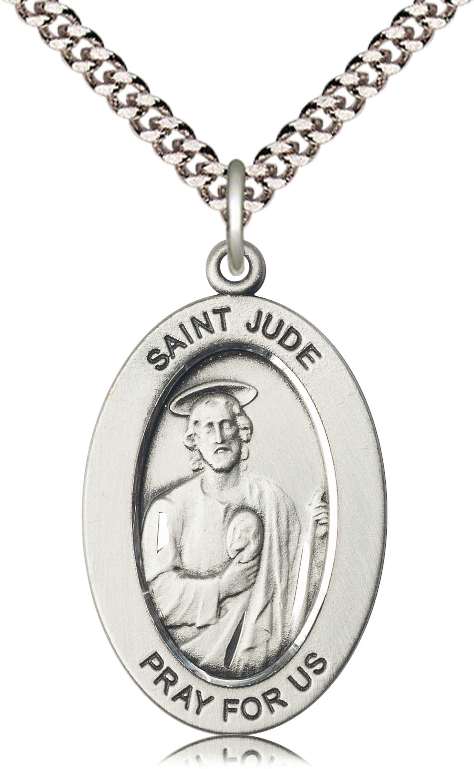 Sterling Silver St. Jude Thaddeus Pendant