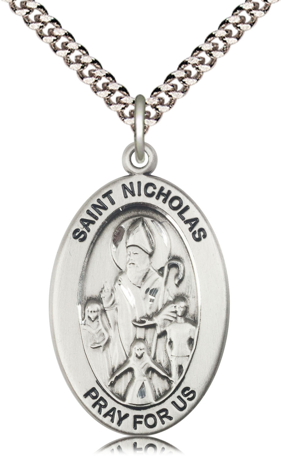 Sterling Silver St. Nicholas Pendant