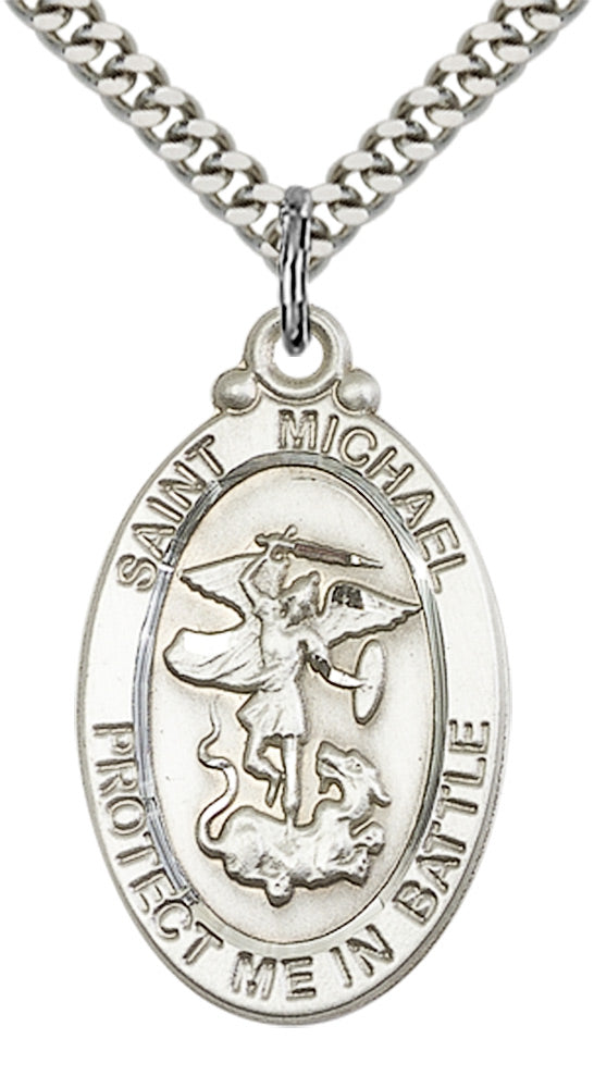 Sterling Silver St. Michael Pendant