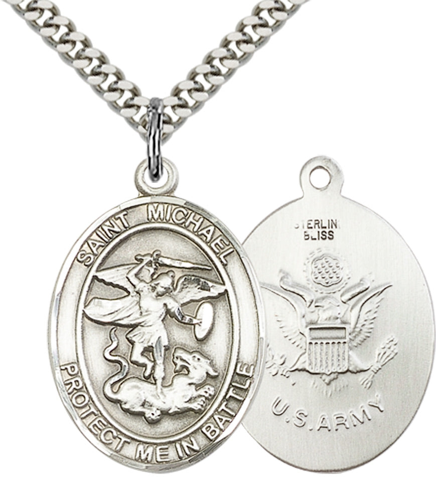 Sterling Silver St. Michael Pendant