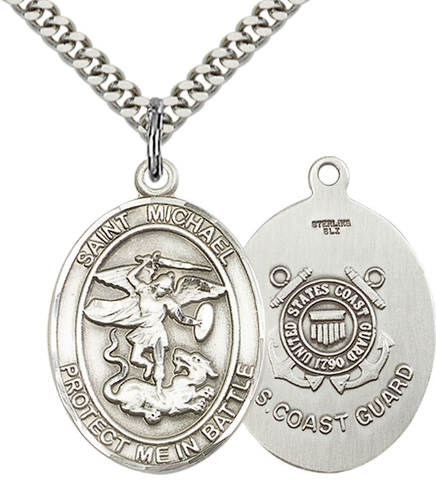 Sterling Silver St. Michael the Archangel Pendant