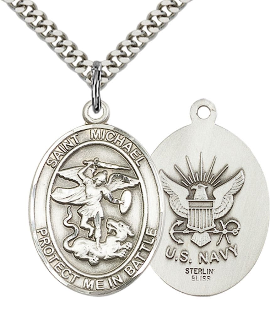 Sterling Silver St. Michael the Archangel Pendant