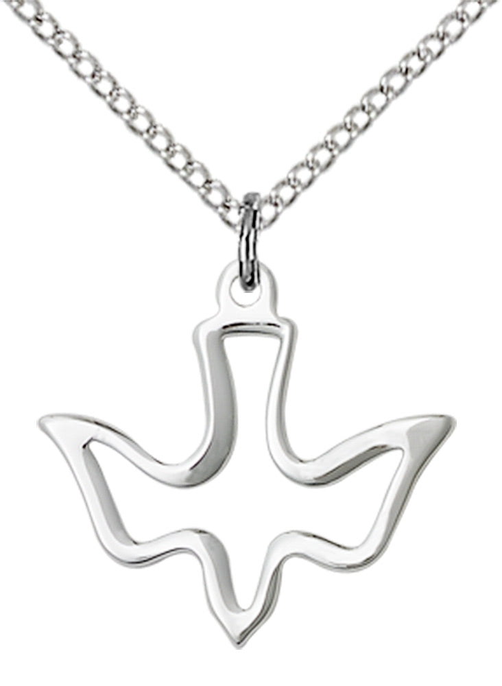 Sterling Silver Holy Spirit Pendant