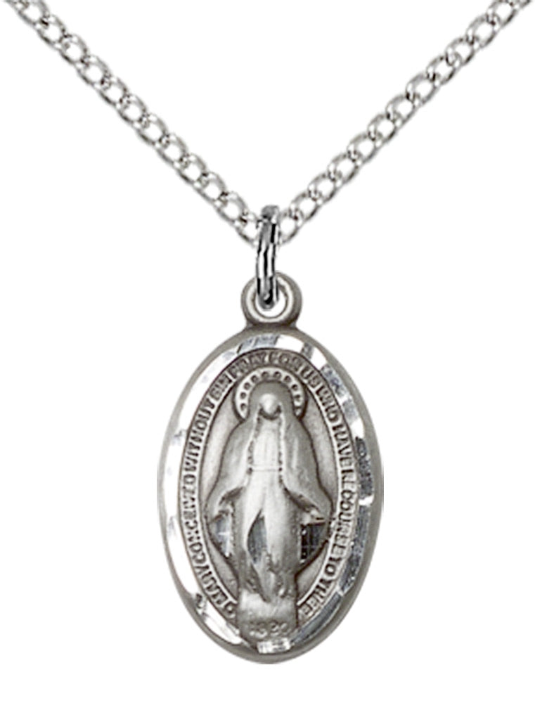 Sterling Silver Miraculous Pendant