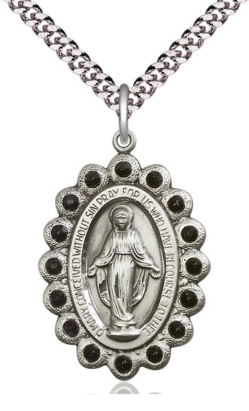 Sterling Silver Miraculous Pendant