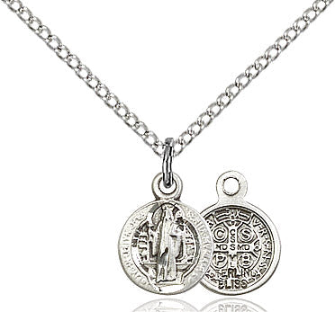 Sterling Silver St. Benedict Pendant