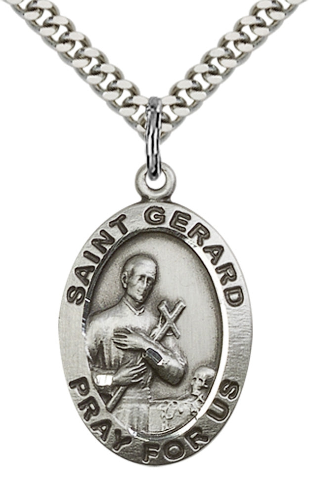 Sterling Silver St. Gerard Pendant