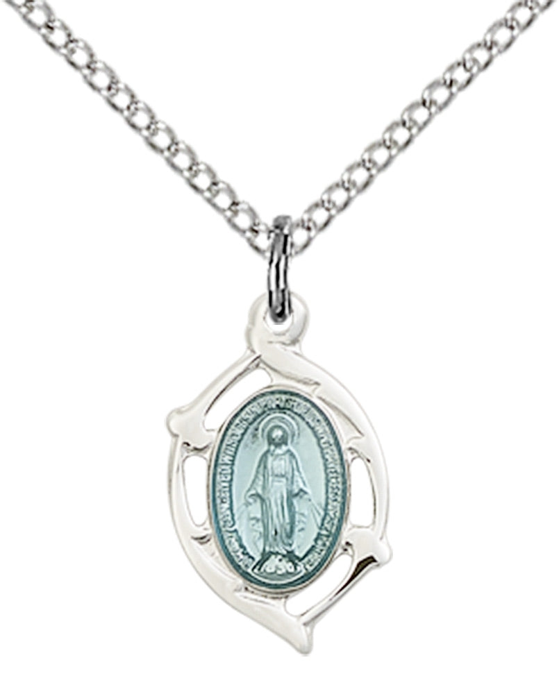 Sterling Silver Miraculous Pendant