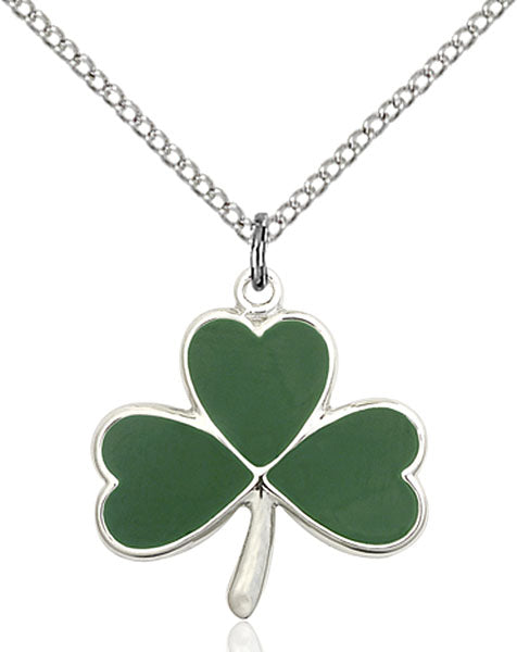Sterling SIlver Shamrock Pendant