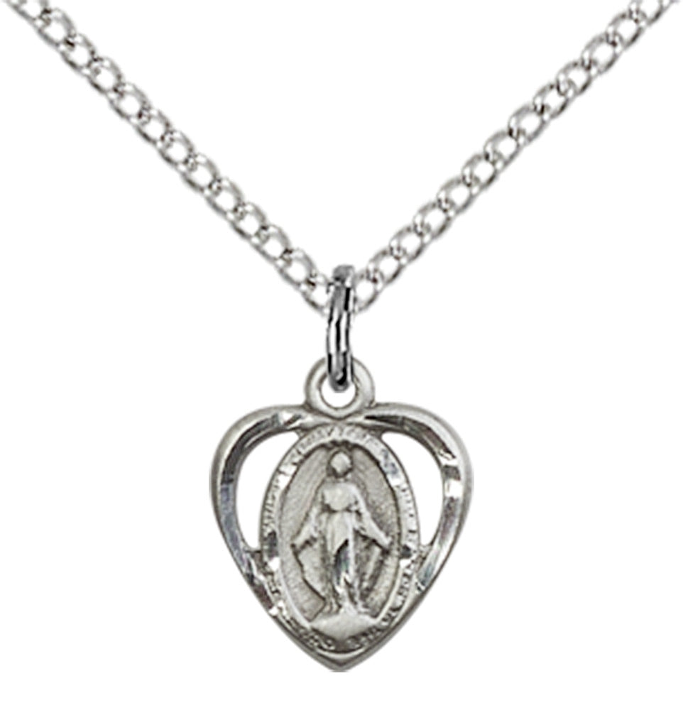 Sterling Silver Miraculous Pendant