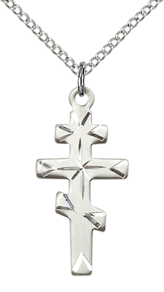 Sterling Silver Greek Orthadox Cross Pendant