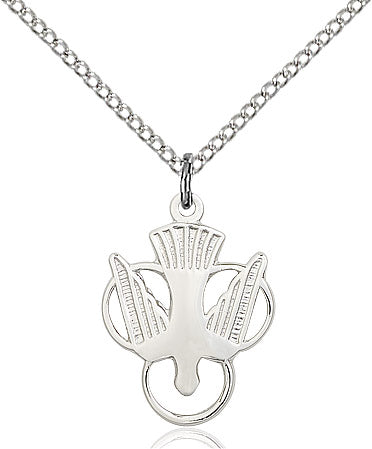 Sterling Silver Holy Spirit Pendant