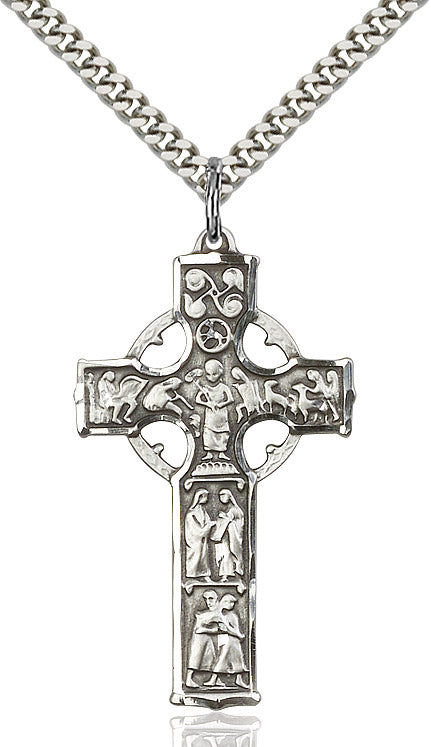 Sterling Silver Celtic Cross Pendant