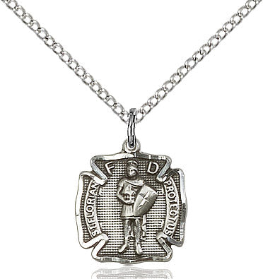 Sterling Silver St. Florian Pendant