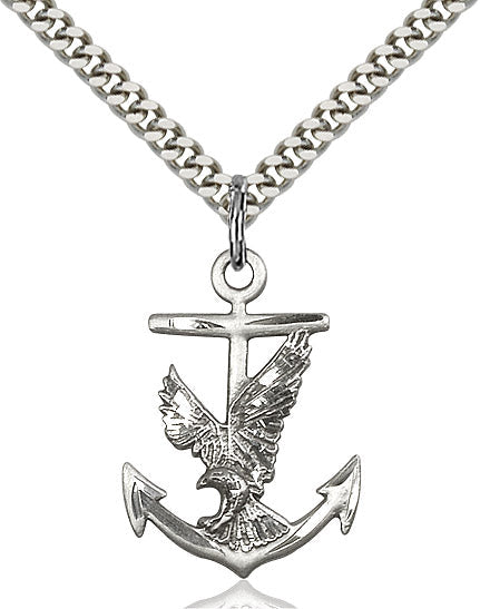 Sterling Silver Anchor / Eagle Pendant