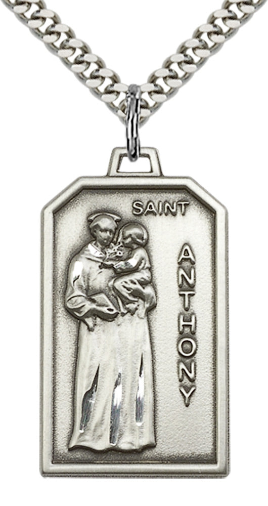 Sterling Silver St. Anthony Pendant