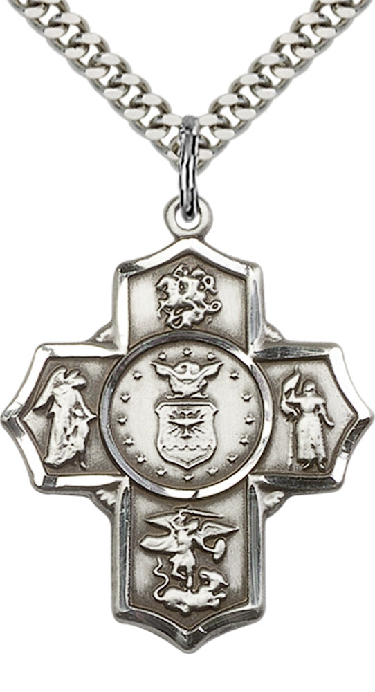 Sterling Silver 5-Way / Air Force Pendant