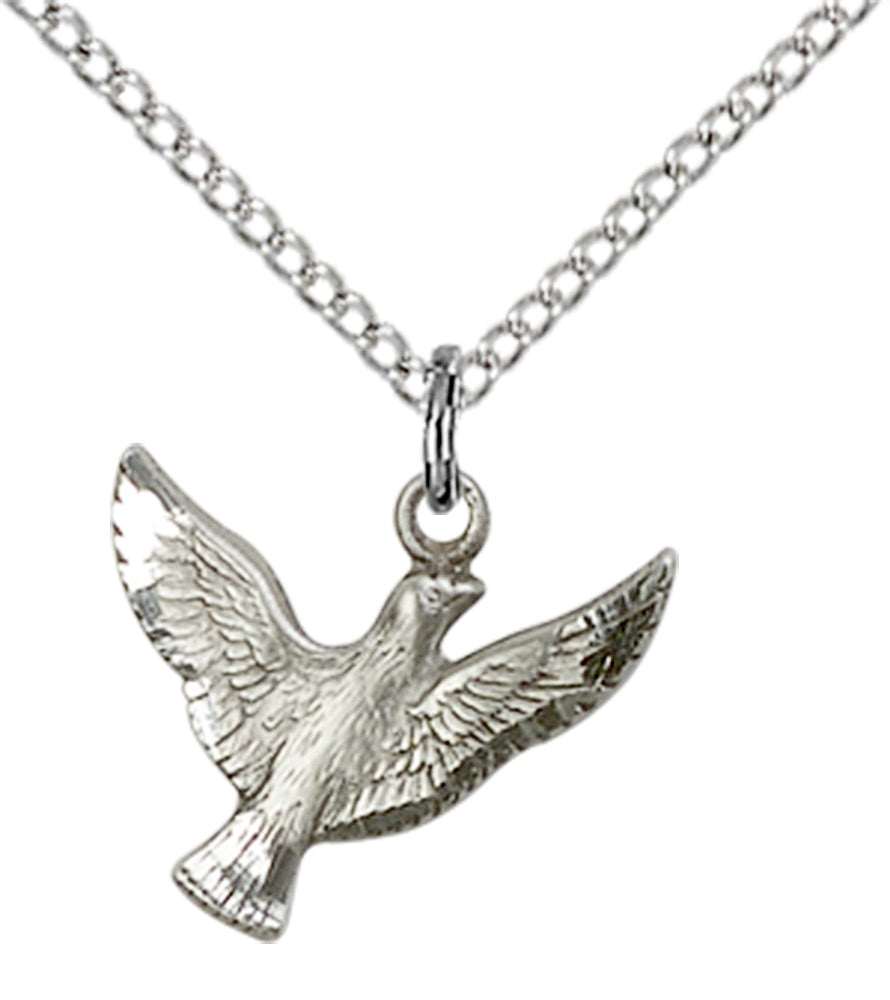 Sterling Silver Holy Spirit Pendant